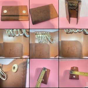 Foglia made in Japan Brown Leather Key Holder